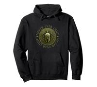 Never Ever Quit | Spartan Motivation Workout Fitness Gym Pullover Hoodie