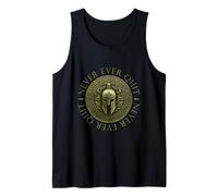Never Ever Quit | Spartan Motivation Workout Fitness Gym Tank Top