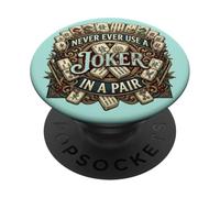 Never Ever Use A Joker In A Pair Mahjong Game Strategy PopSockets Adhesive PopGrip