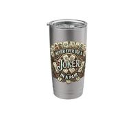 Never Ever Use A Joker in A Pair Mahjong Game Strategy Stainless Steel Insulated Tumbler