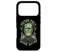 Never Felt More Alive Frankenstein Halloween Case for iPhone 17 Pro