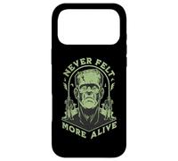 Never Felt More Alive Frankenstein Halloween Case for iPhone 17 Pro Max