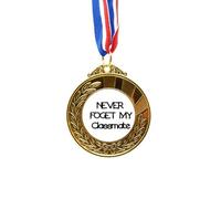 Never Foget My Classmate Graduation season Gold Award Winner Medal First Place Ribbon