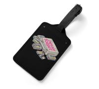 Never Forget 90s Luggage Tags Name Card for Suitcases Travel Bag