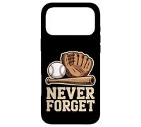 Never Forget Baseball Vintage Glove Bat Ball Case for iPhone 17 Pro Max
