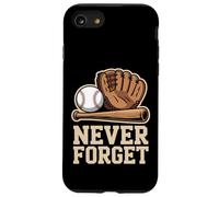 Never Forget Baseball Vintage Glove Bat Ball Case for iPhone SE (2020) / 7/8