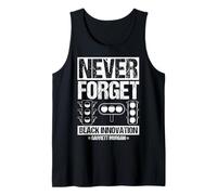 Never Forget Black Innovation Traffic Light Signal Tank Top
