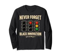 Never Forget Black Innovation Traffic Signal Black History Long Sleeve T-Shirt