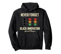 Never Forget Black Innovation Traffic Signal Black History Pullover Hoodie