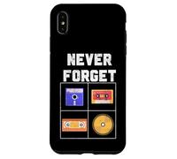 Never Forget Cassette Tape VHS CD Floppy Disc Old School K7 Case for iPhone XS Max