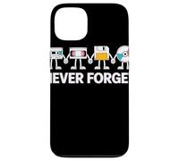 Never Forget Cassette VHS Floppy CD Pals Retro Tech Case for iPhone 13