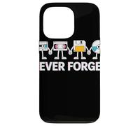 Never Forget Cassette VHS Floppy CD Pals Retro Tech Case for iPhone 13 Pro
