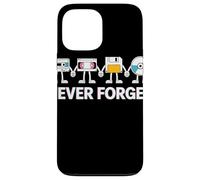 Never Forget Cassette VHS Floppy CD Pals Retro Tech Case for iPhone 13 Pro Max