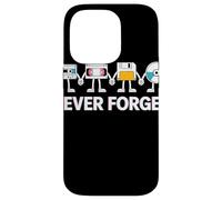 Never Forget Cassette VHS Floppy CD Pals Retro Tech Case for iPhone 14 Pro