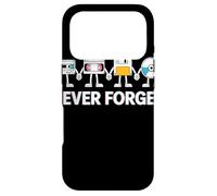 Never Forget Cassette VHS Floppy CD Pals Retro Tech Case for iPhone 17 Pro