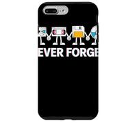 Never Forget Cassette VHS Floppy CD Pals Retro Tech Case for iPhone 7 Plus/8 Plus