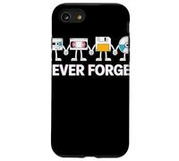 Never Forget Cassette VHS Floppy CD Pals Retro Tech Case for iPhone SE (2020) / 7/8