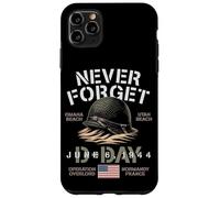 Never Forget D-Day June 6, 1944 USA Omaha Utah Beach Helmet Case for iPhone 11 Pro Max