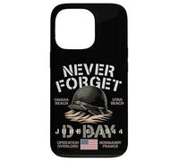Never Forget D-Day June 6, 1944 USA Omaha Utah Beach Helmet Case for iPhone 13 Pro