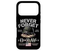 Never Forget D-Day June 6, 1944 USA Omaha Utah Beach Helmet Case for iPhone 17 Pro