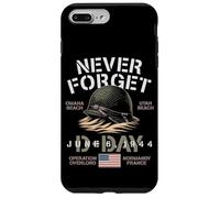 Never Forget D-Day June 6, 1944 USA Omaha Utah Beach Helmet Case for iPhone 7 Plus/8 Plus