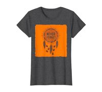 Never Forget Dreamcatcher Indigenous Remembrance T-Shirt, Women, Dark Heather Grey, 3XL