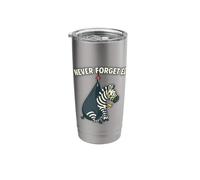 Never Forget Ed The Caught Zebra Stainless Steel Insulated Tumbler
