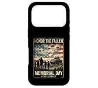 Never Forget Heroes Memorial Day American Flag Veterans Case for iPhone 17 Pro