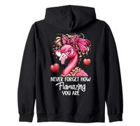Never Forget How Flamazing You Are Flamingo Amazing Teacher Zip Hoodie