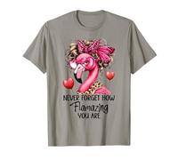 Never Forget How Flamazing You Are Flamingo Teacher Amazing T-Shirt