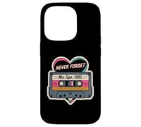 Never Forget Mix Tape 1985 Retro Cassette Case for iPhone 14 Pro