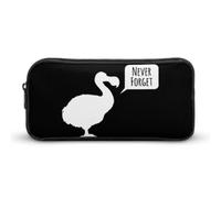 Never Forget Pencil Case with Zipper Pen Pouch