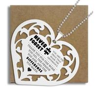 Never Forget Puzzle Piece Ornament, Stainless Steel Heart Appreciation Gift for Teacher Coworker Nurse Mentor Volunteer, Thank You Hanging Keepsake for Retirement Farewell SXX6
