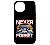 Never Forget Retro Gaming VHS Cassette Tape 80s Nostalgia Case for iPhone 15