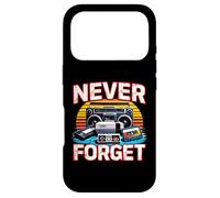Never Forget Retro Gaming VHS Cassette Tape 80s Nostalgia Case for iPhone 17 Pro