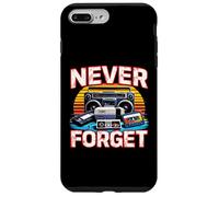 Never Forget Retro Gaming VHS Cassette Tape 80s Nostalgia Case for iPhone 7 Plus/8 Plus