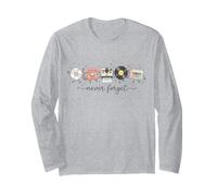 Never Forget Retro Media Cute CD Cassette Vinyl Nostalgia Long Sleeve T-Shirt