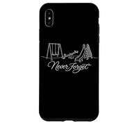 Never Forget Retro Playground Childhood Case for iPhone XS Max