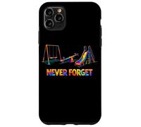 Never Forget Retro Playground Childhood Nostalgia Case for iPhone 11 Pro Max