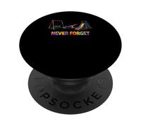 Never Forget Retro Playground Childhood Nostalgia PopSockets Adhesive PopGrip
