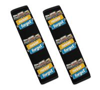 Never Forget Soft Seat Belt Cover Pad All Car 2PCS