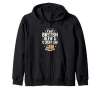 Never Forget The British Blew A 13 Colony Lead Usa Zip Hoodie