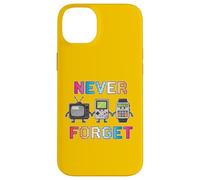 Never Forget Vintage Nostalgia Tech Retro Old School Pixels Case for iPhone 14 Plus