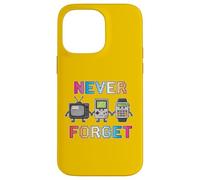 Never Forget Vintage Nostalgia Tech Retro Old School Pixels Case for iPhone 14 Pro Max