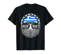 Never Forget Your Greek Roots - Greece Pride Heritage Design T-Shirt