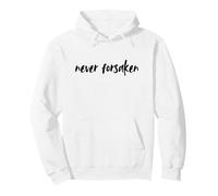 Never Forsaken Deuteronomy Faith Quote Pullover Hoodie