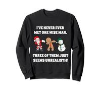 Never Found One Wise Man Funny Christmas Three Wise Men Sweatshirt