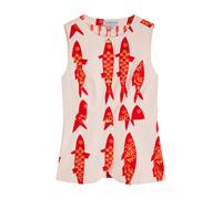 Never Fully Dressed Marina Sol Cotton Waistcoat top - White - 16 (UK16 / XL)