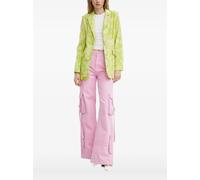 NEVER FULLY DRESSED mosaic-print blazer - Green XS-S-L-XL