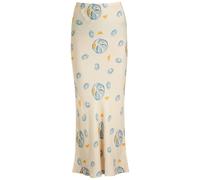 Never Fully Dressed Oyster Doris Satin Midi Skirt - White - 18 (UK18 / Xxl)